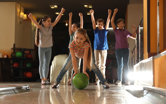 kids bowling party